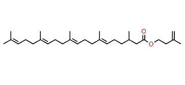 Isoprenyl (E)-2,3-dihydrogeranylfarnesoate